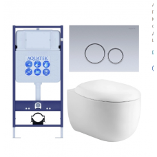 Комплект инсталляции с подвесным унитазом AQUATEK с сиденьем и кнопкой SET AQUATEK АЛЬТАИР cm-019 4в1 Комплект инсталляции с подвесным унитазом AQUATEK с сиденьем и кнопкой SET AQUATEK АЛЬТАИР cm-019 4в1